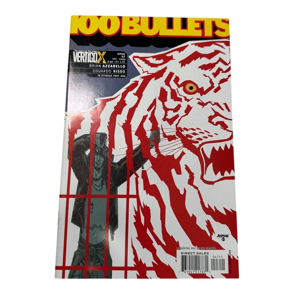 100 Bullets Comic Book Vertigo DC Comics Issue 85‎ Dec 2007 Brian Azzarello